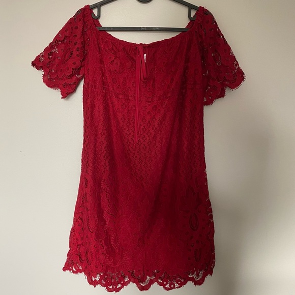 Lucy Paris // Fully-Lined Lace Dress - Picture 2 of 9